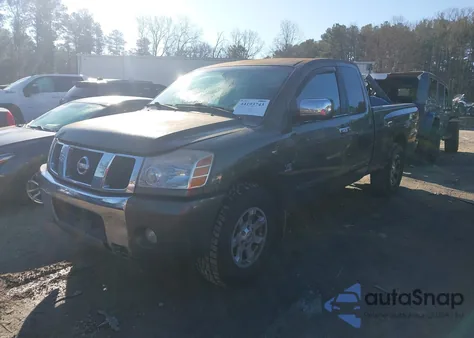 2004 Nissan Titan Se из США, поврежденный, VIN 1N6AA06B84N550210